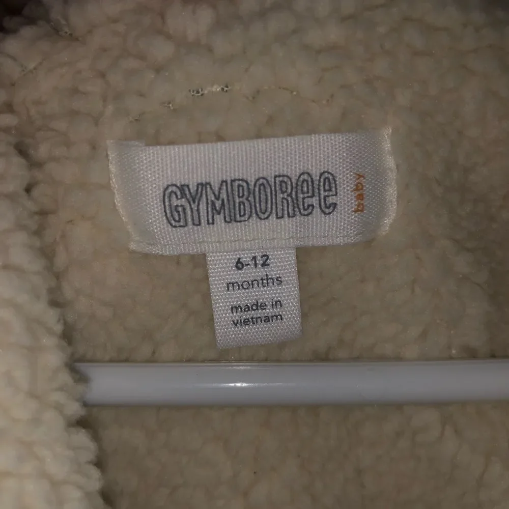 Gymboree Floral Quilted Pink Sherpa Lined Jacket